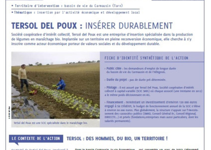 TerSol Del Poux : insérer durablement - Fichexpérience n°4. ...